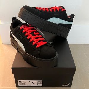 Women’s Puma Black Mayze SD X Dua Lipa Sneaker Size 9.5
